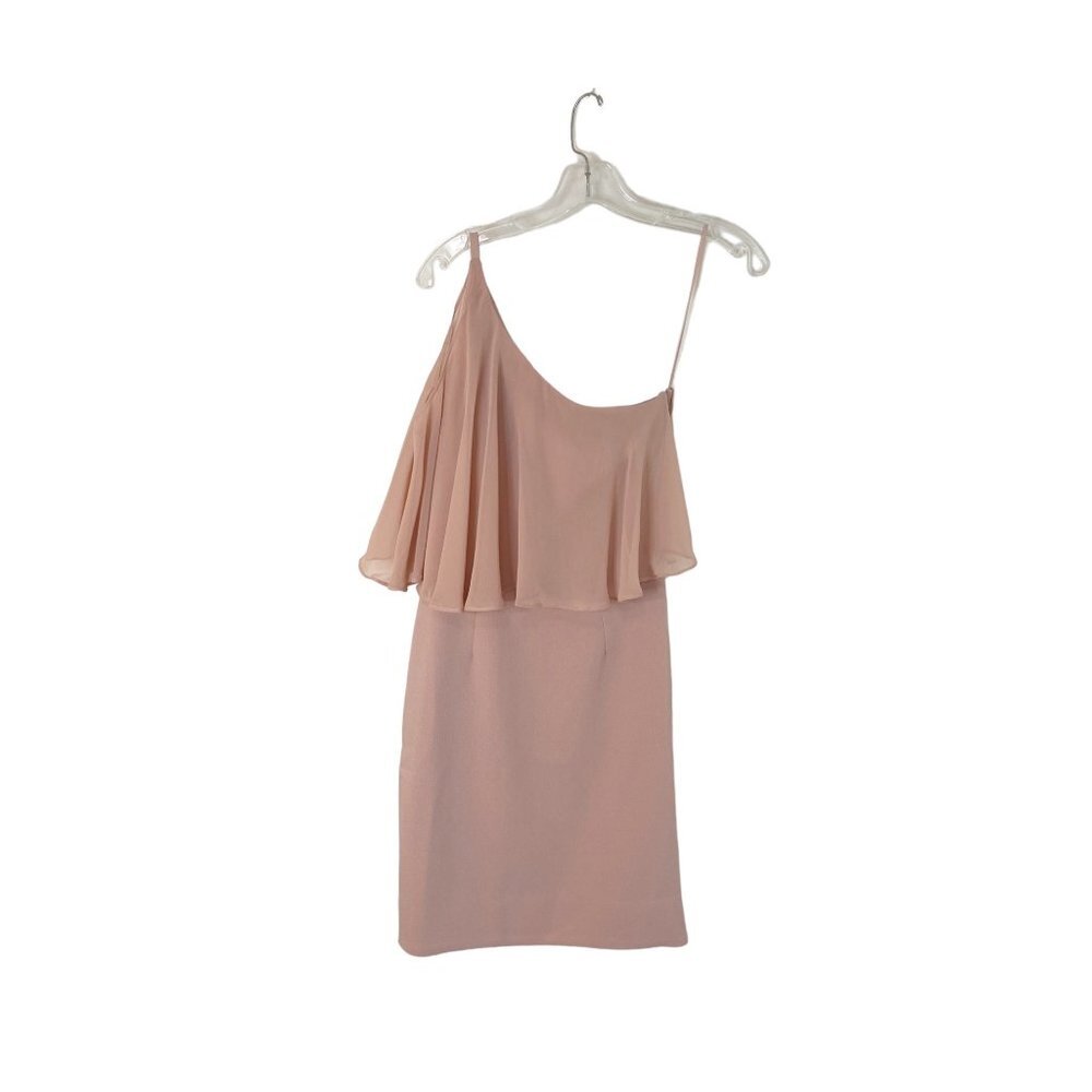 DTP Dress the Population One Shoulder Mini Dress Evening Glam Sz S NWOT - Picture 6 of 8